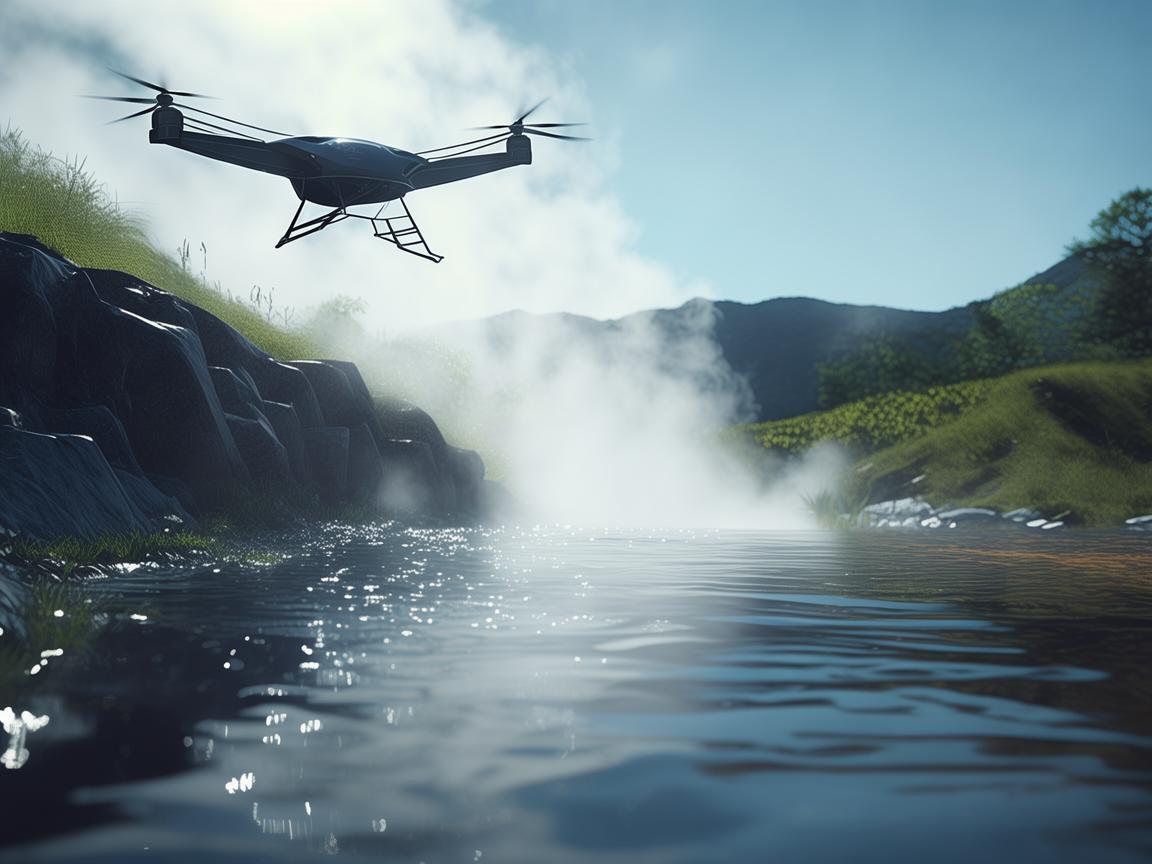 无人机邂逅温泉，开启别样技术飞跃之旅