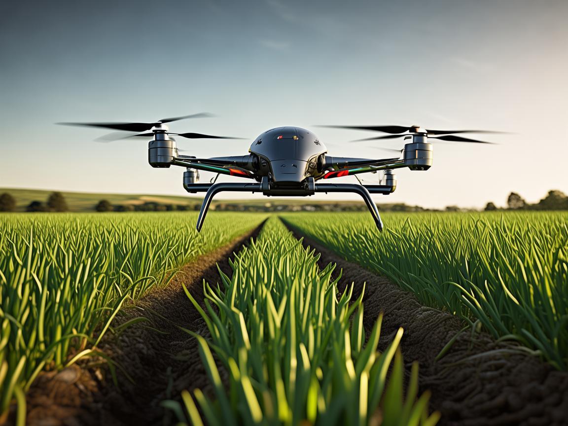 无人机赋能，蒜苗种植新飞跃