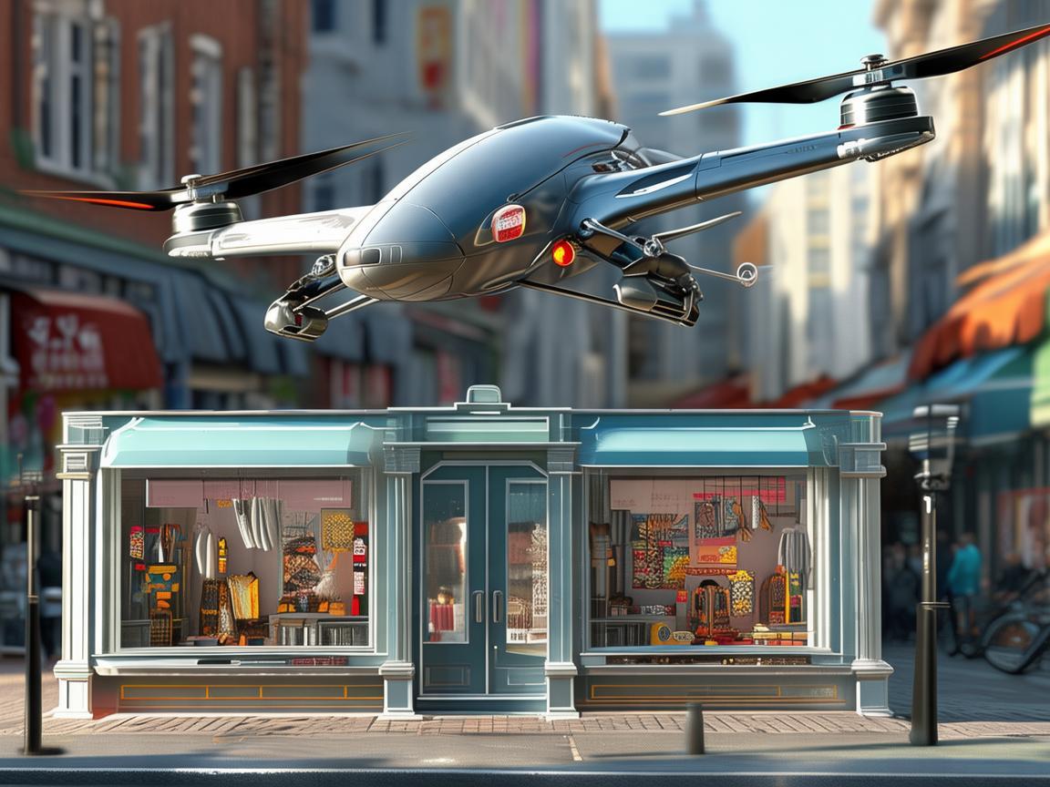 无人机飞跃,服装店迎来新变革 无人机飞跃,服装店迎来新变革