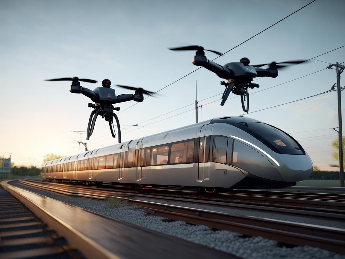 无人机技术飞跃,轻轨车厢的新视野 无人机技术飞跃,轻轨车厢的新视野