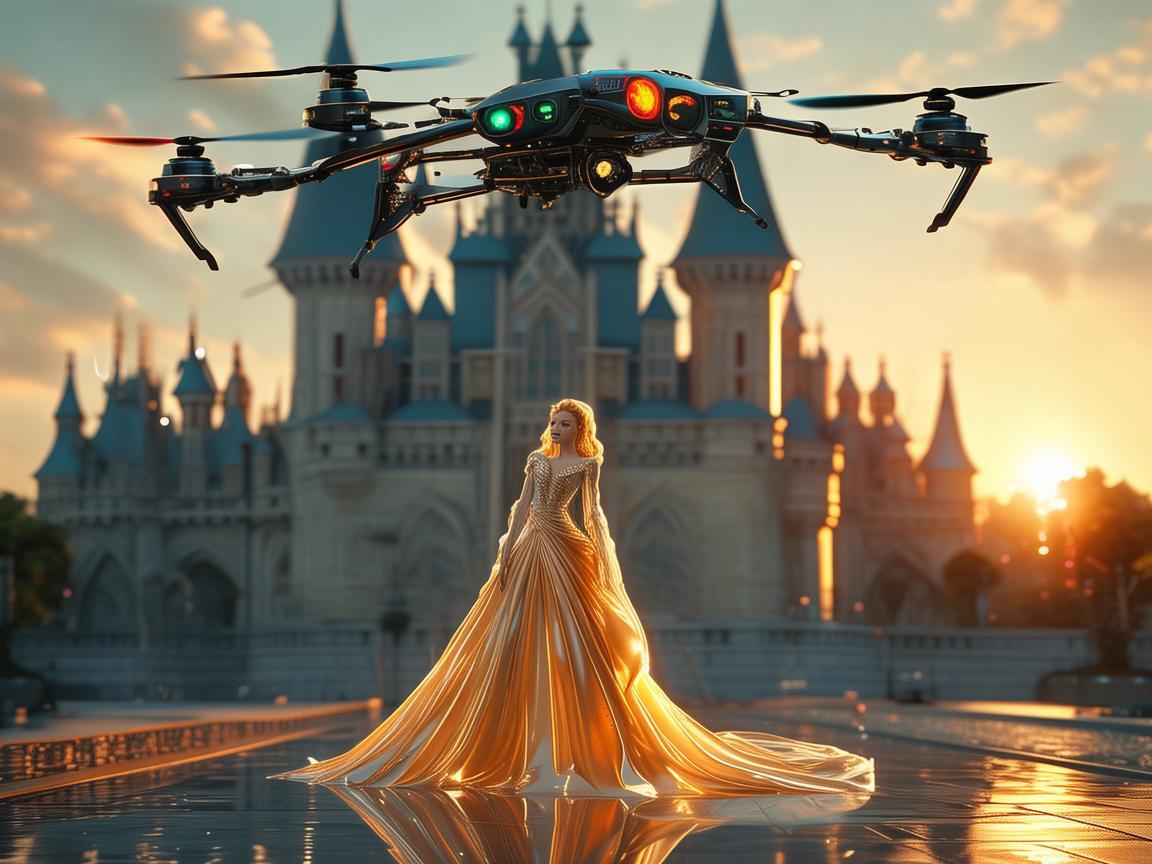 公主殿下，无人机技术飞跃的见证者