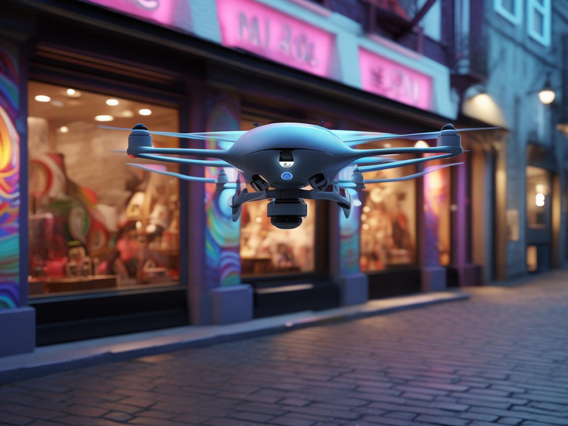 无人机助力艺术品店开启梦幻营销新篇章