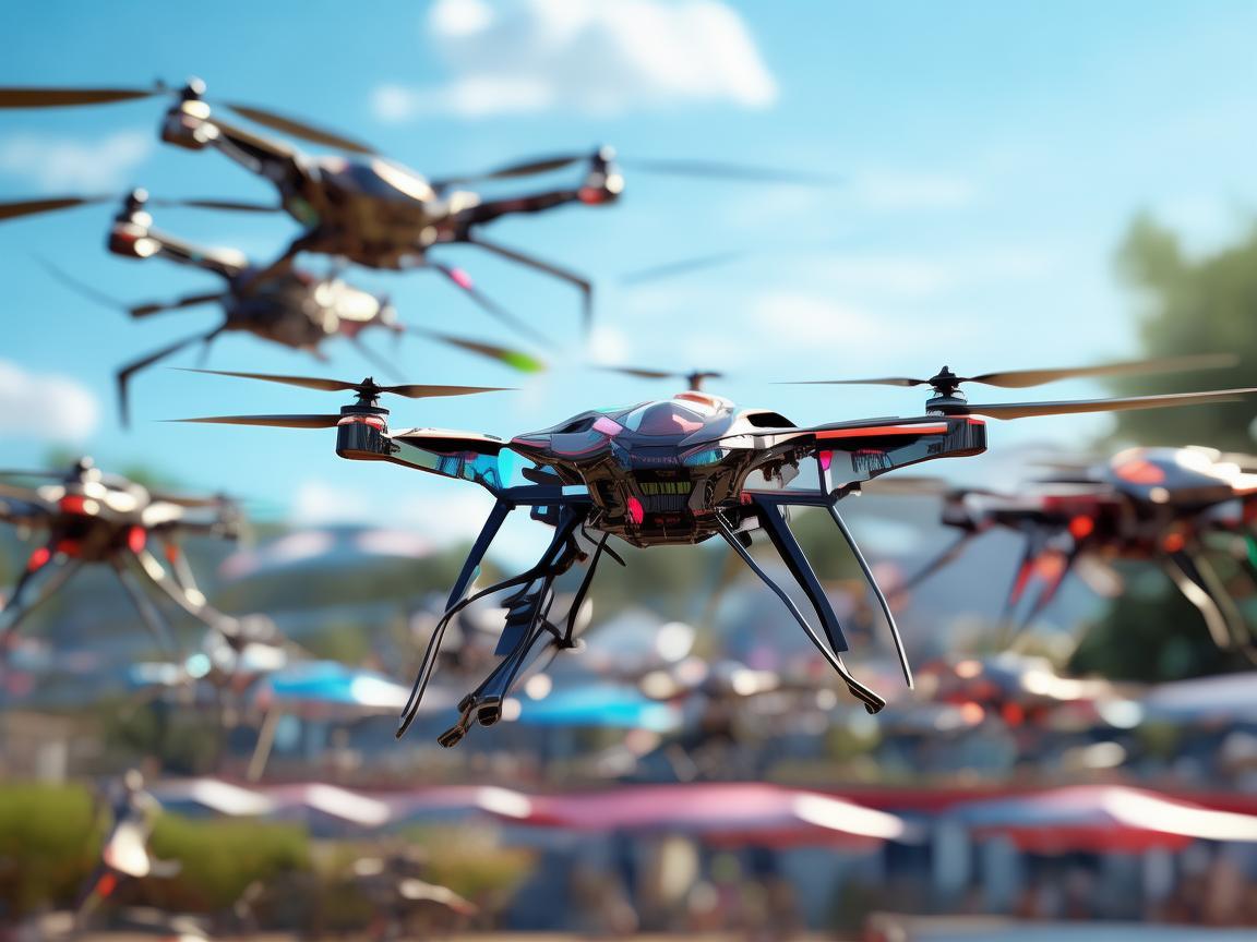 大暑时节，无人机技术展翅高飞