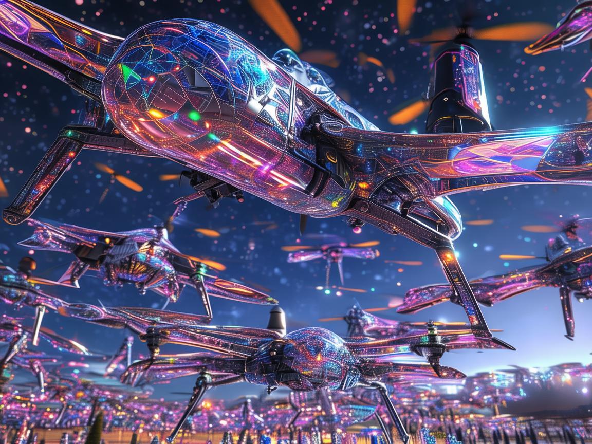 无人机聚会，科技盛宴下的精彩篇章