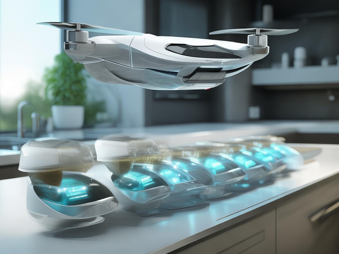 无人机技术革新，厨房调料盒的智能飞跃