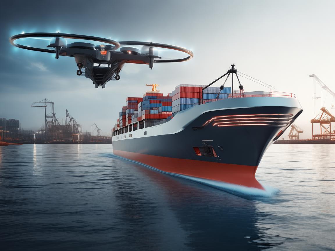 无人机助力货轮运输技术新飞跃