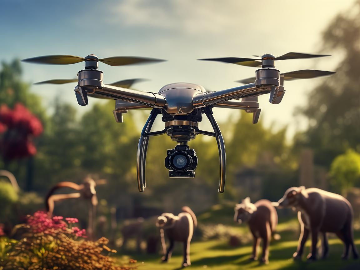 无人机助力，动物园观察新飞跃