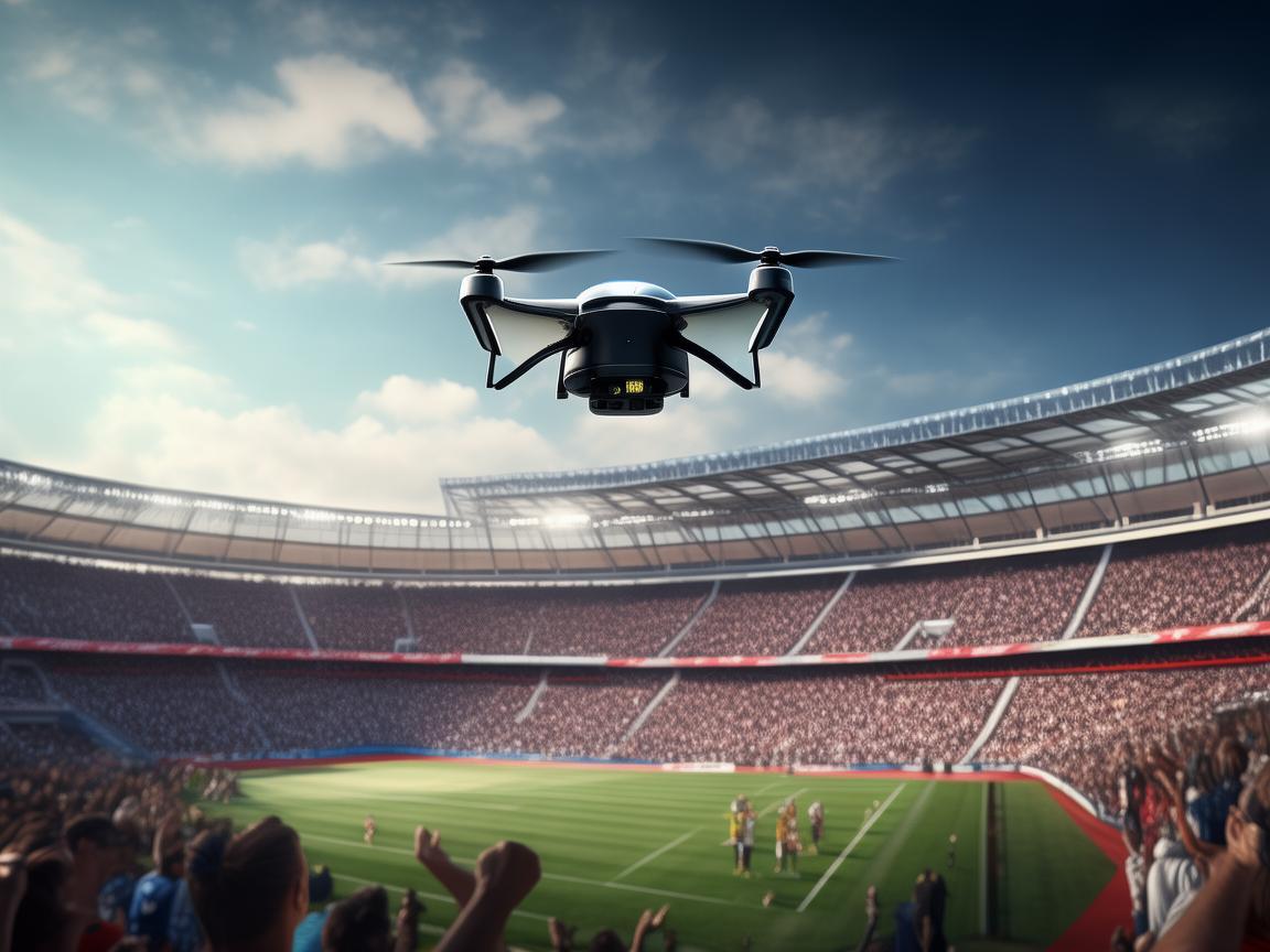 无人机助力，球迷观赛体验大飞跃