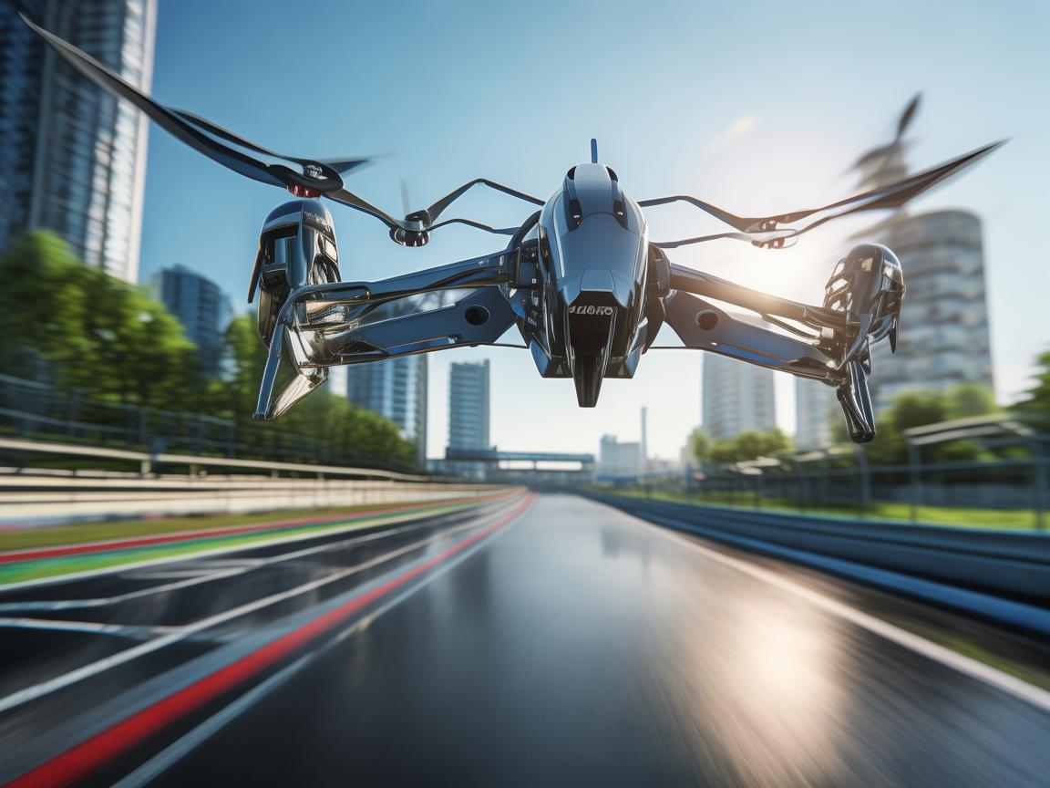 无人机在赛车场跑道的技术飞跃