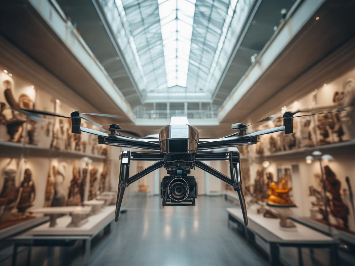 无人机技术飞跃，博物馆中的全新视角