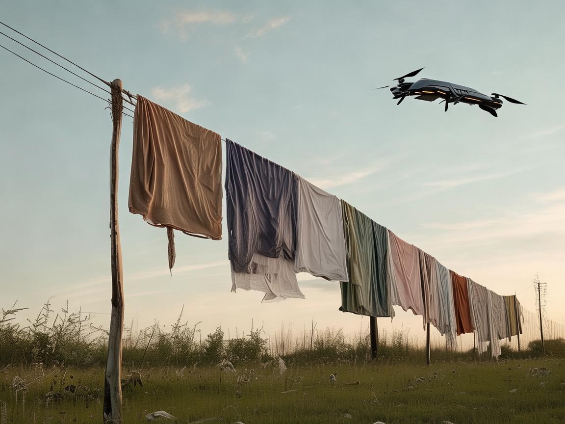 无人机技术飞跃，晾衣绳的别样新篇